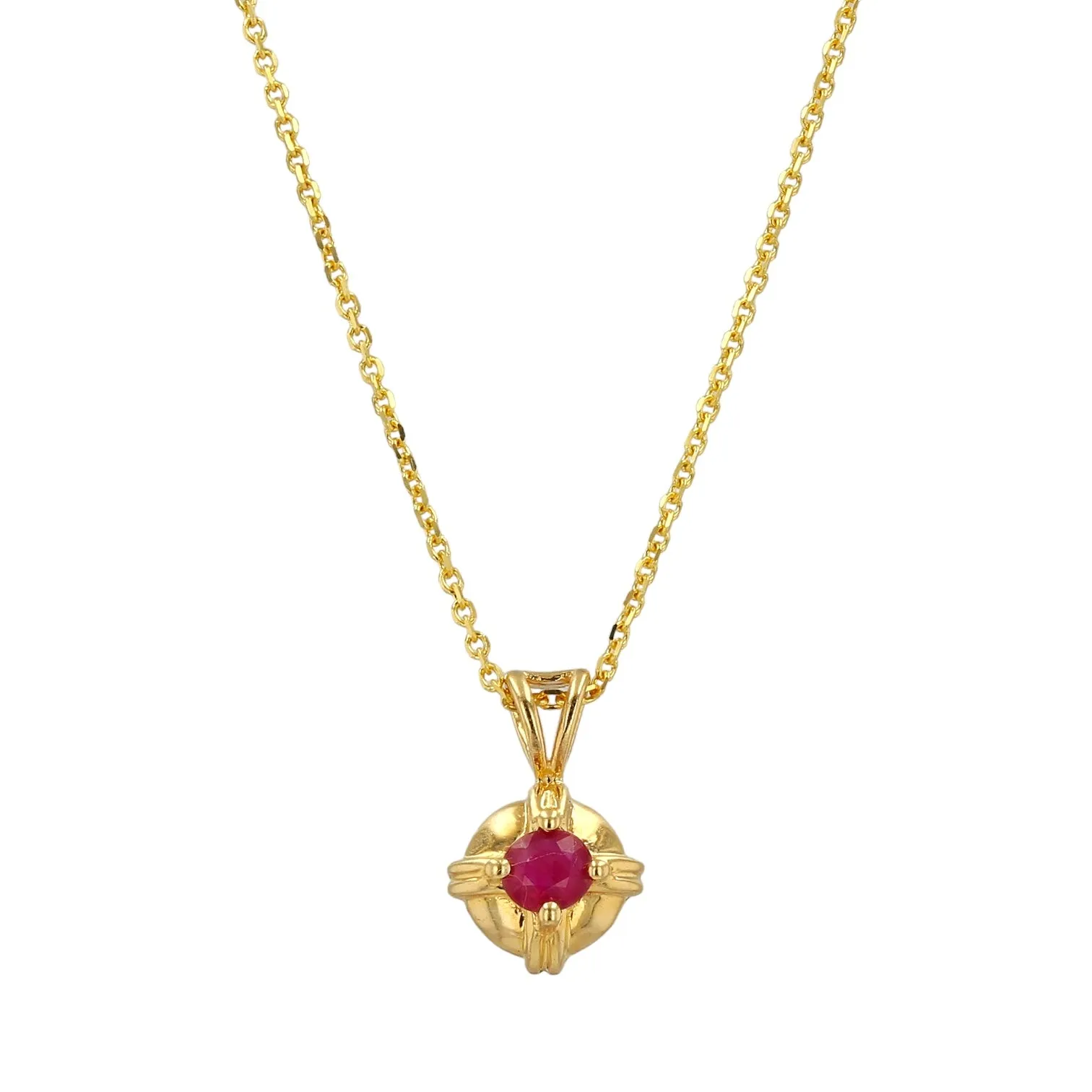 14K Yellow Gold Fancy Ruby Set