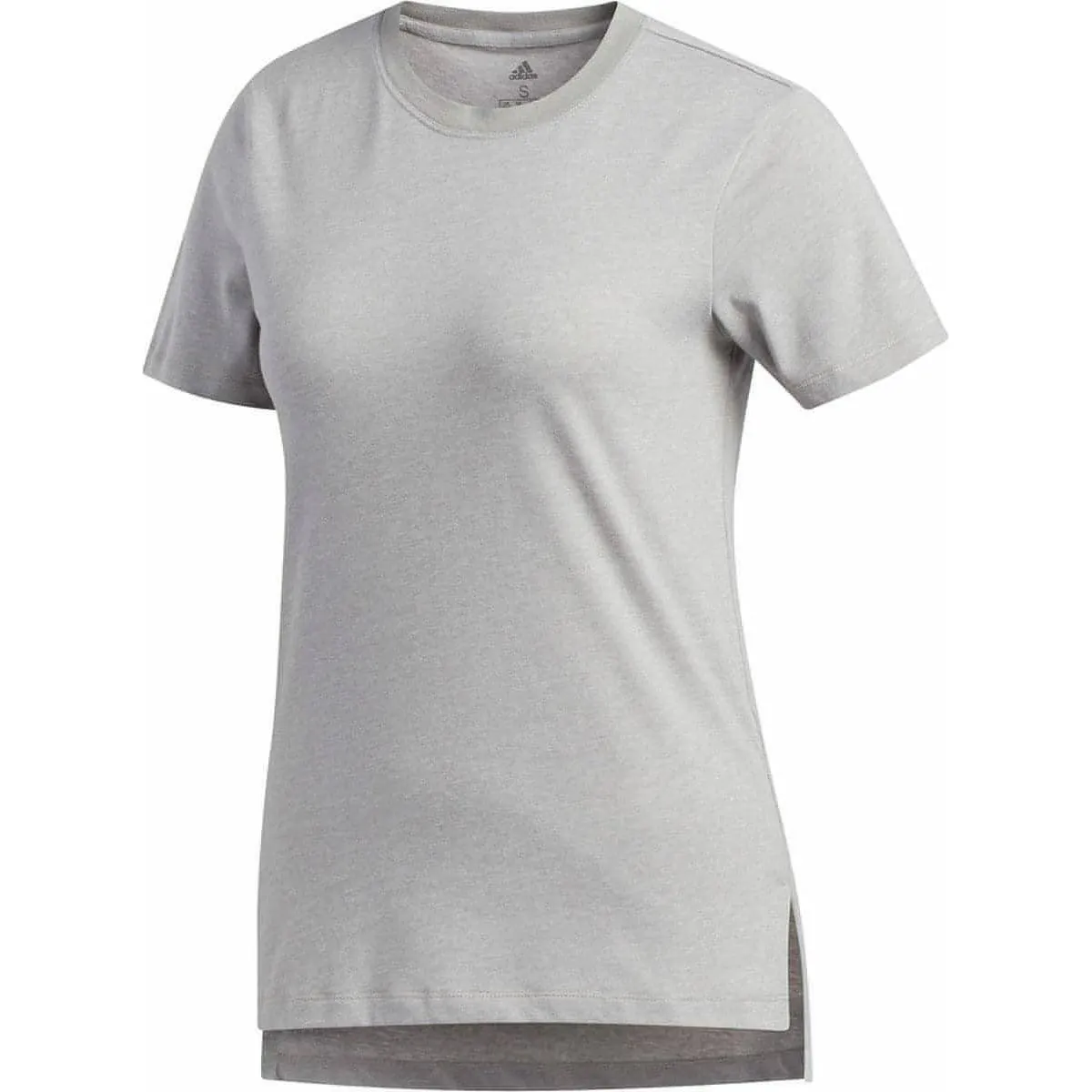 adidas Logo Go To Short Sleeve Womens Training Top - Grey