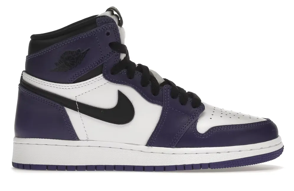 Air Jordan Retro 1 High Court Purple White (GS)