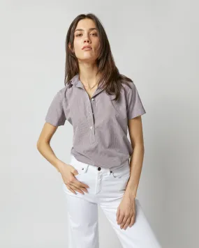 Ann Mashburn Short-Sleeved Tomboy Popover Shirt