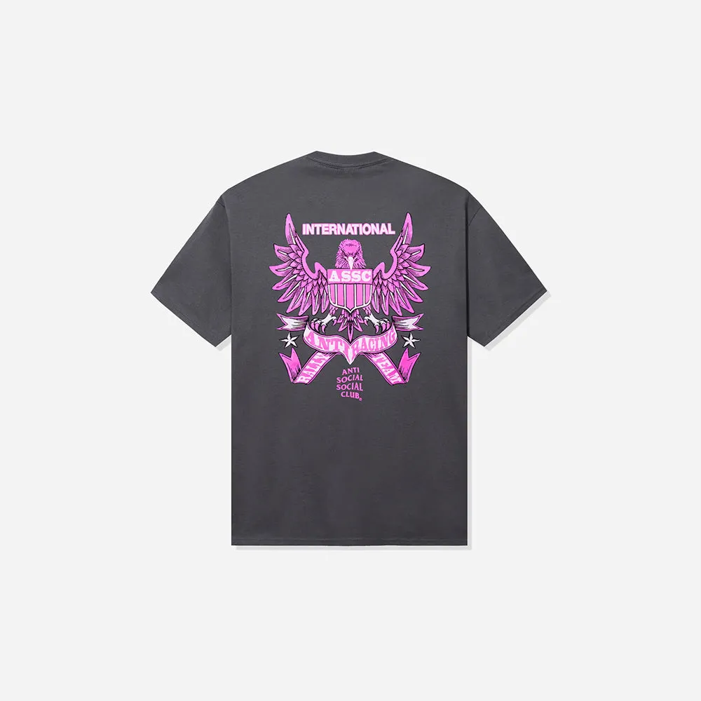 ANTI SOCIAL SOCIAL CLUB OVERANXIOUS TEE CHARCOAL