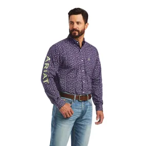 'Ariat' Men's Pro Team Paulo Classic Long Sleeve Button Down - Fig