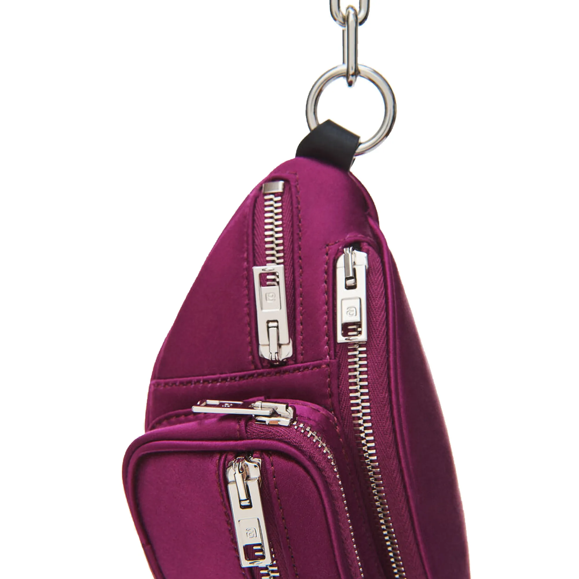 Attica Belt Bag Mini Satin, Purple