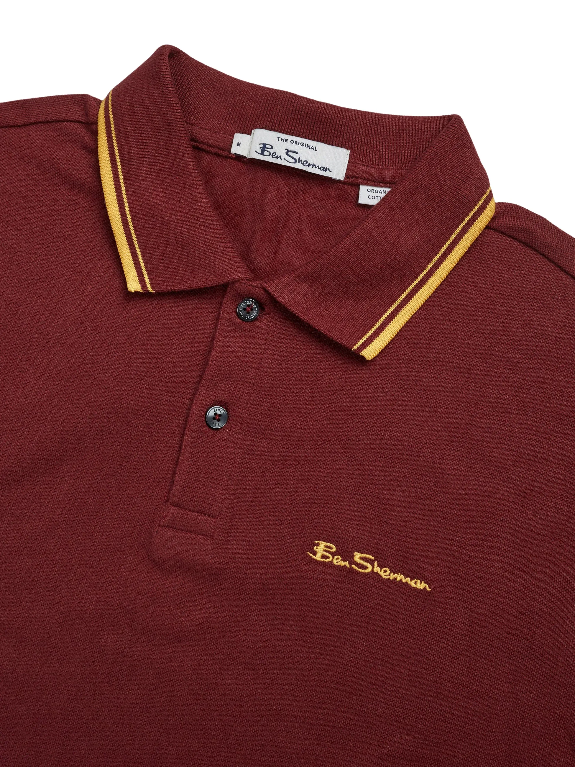 Ben Sherman Mens Polo T-Shirt 'Signature Polo'