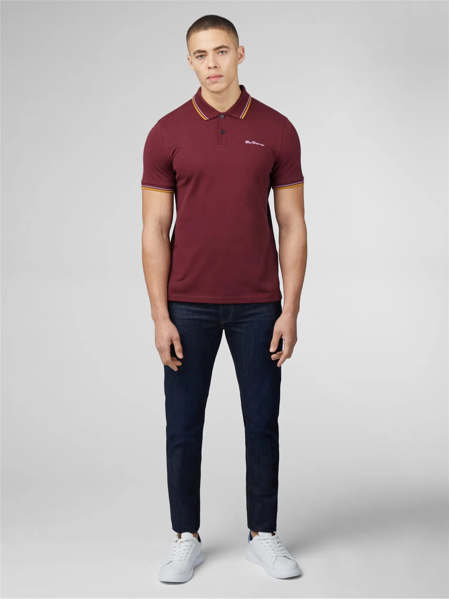 Ben Sherman Mens Polo T-Shirt 'Signature Polo'