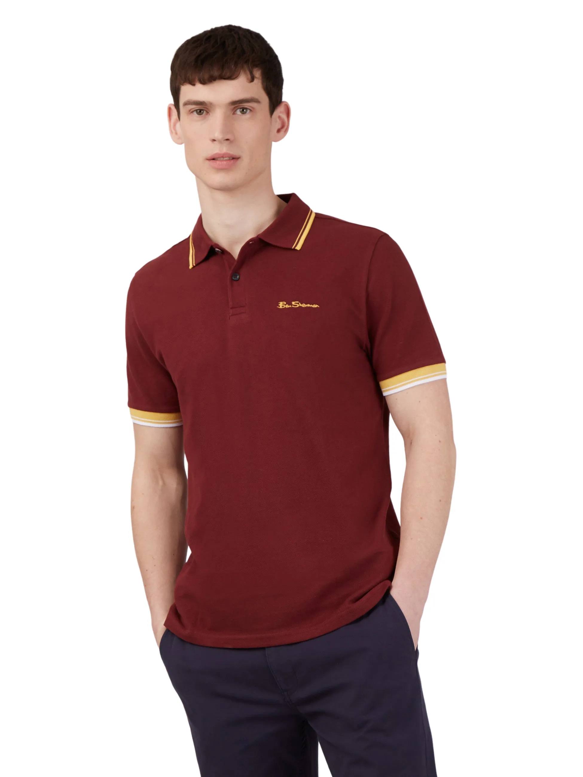 Ben Sherman Mens Polo T-Shirt 'Signature Polo'