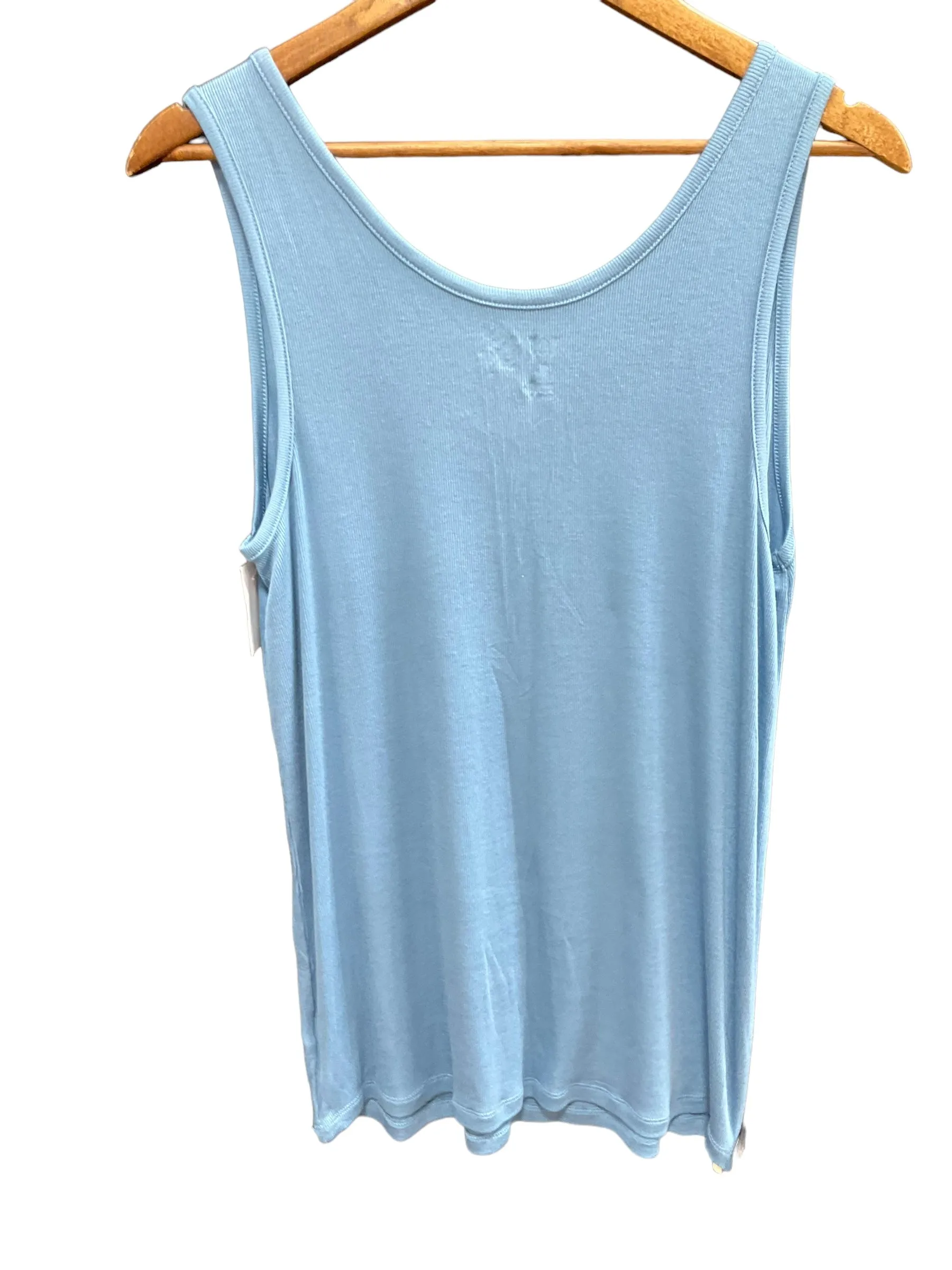 Blue Top Sleeveless Basic Terra & Sky, Size 14