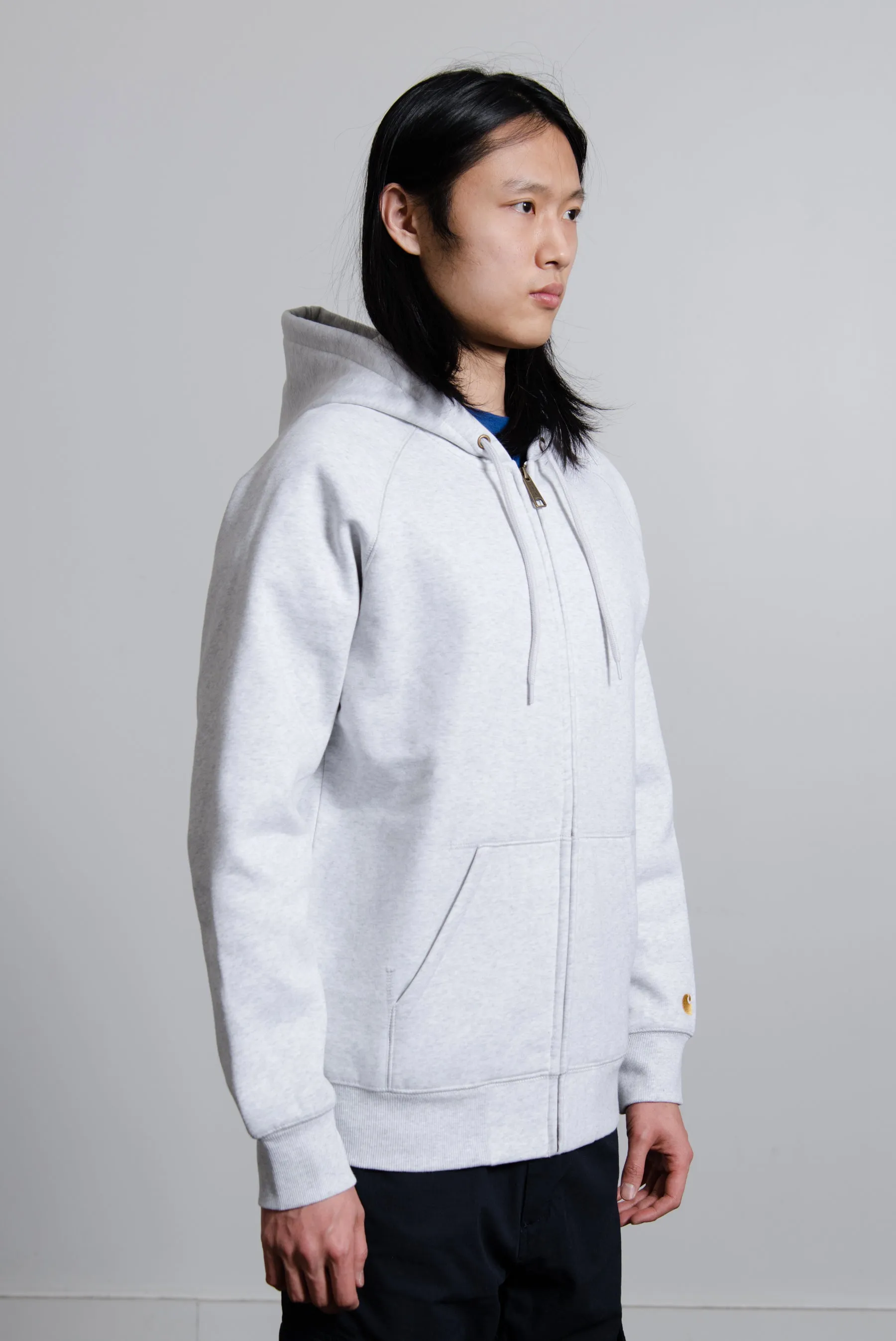 Chase Zip Hoodie Ash Heather