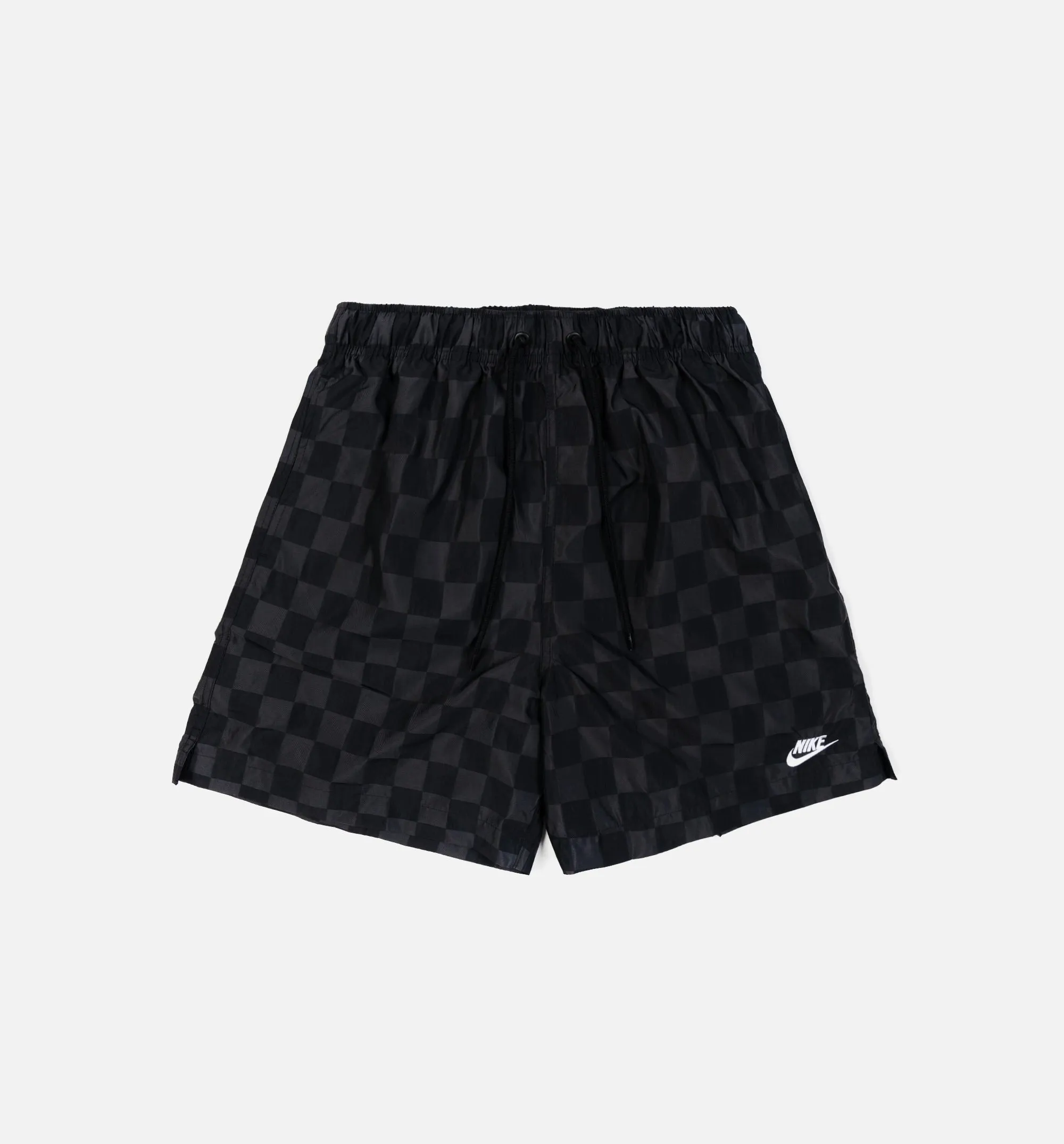 Club Flow Checkered Mens Short - Black/White