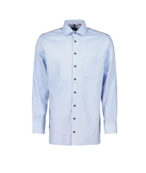 Contrast Buttons Modern Fit Shirt - Blue