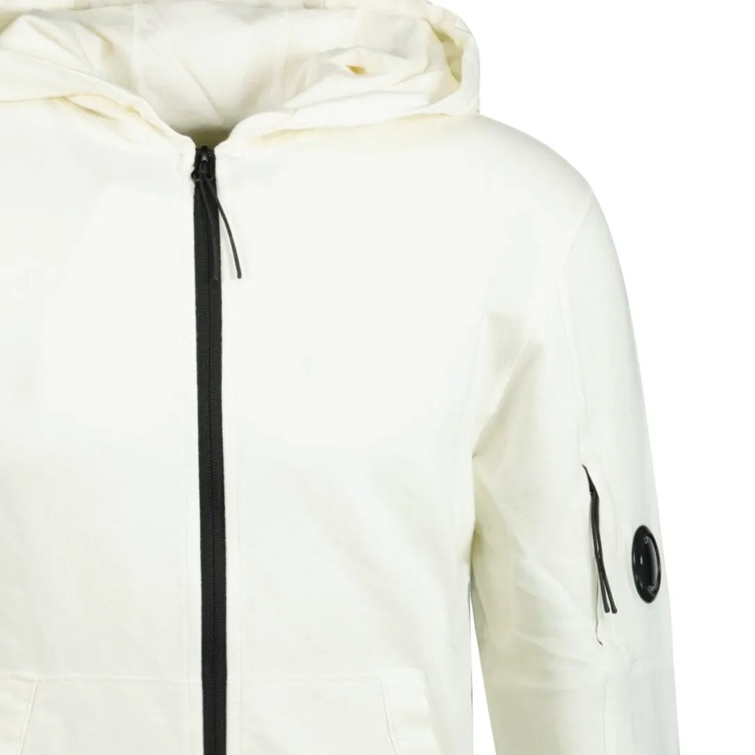 CP COMPANY Hooded Lens Sweatshirt White