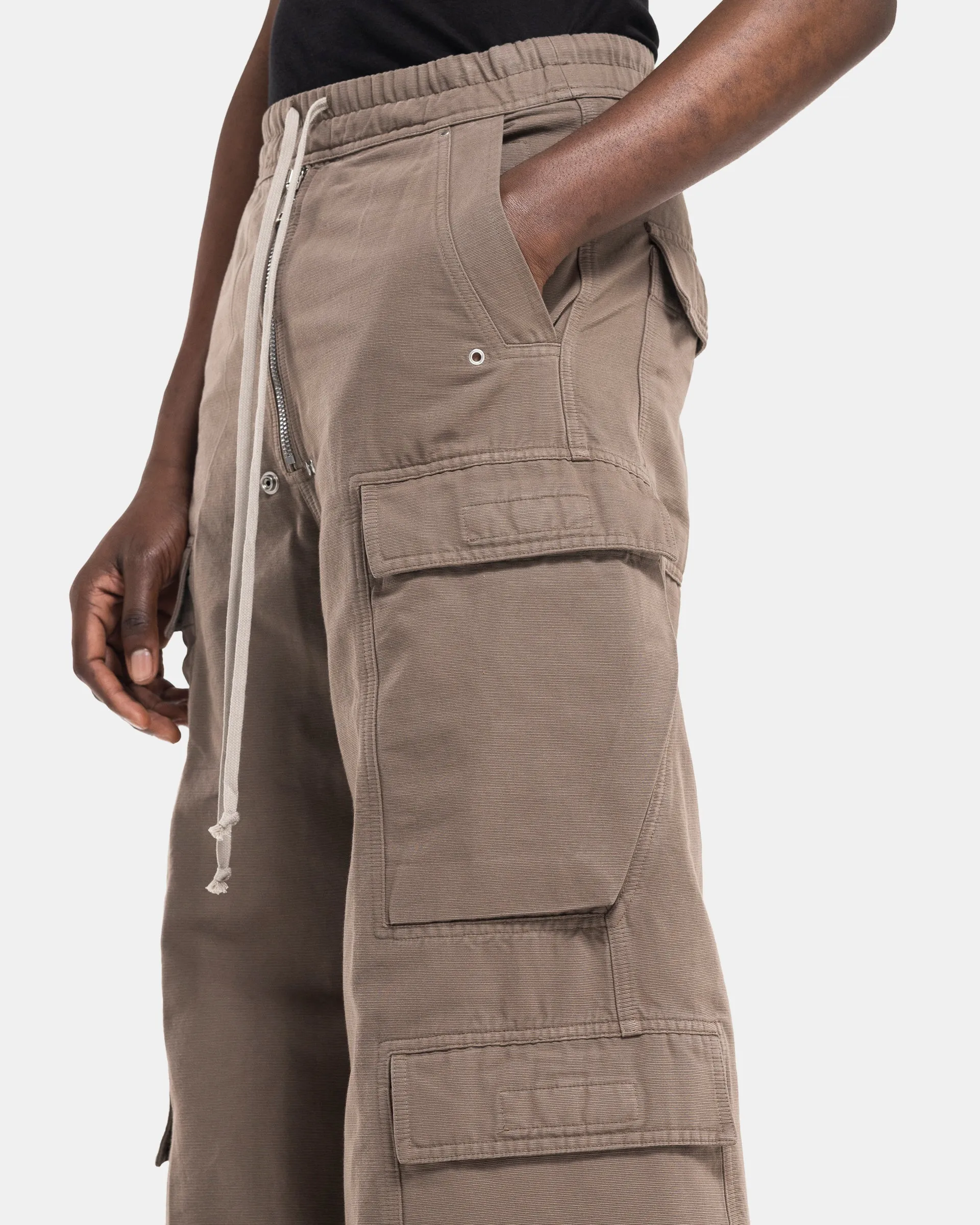 Double Cargo Jumbo Belas Pants in Dust