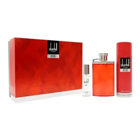 Dunhill Desire Red 3Pc Gift Set for Men by Alfred Dunhill