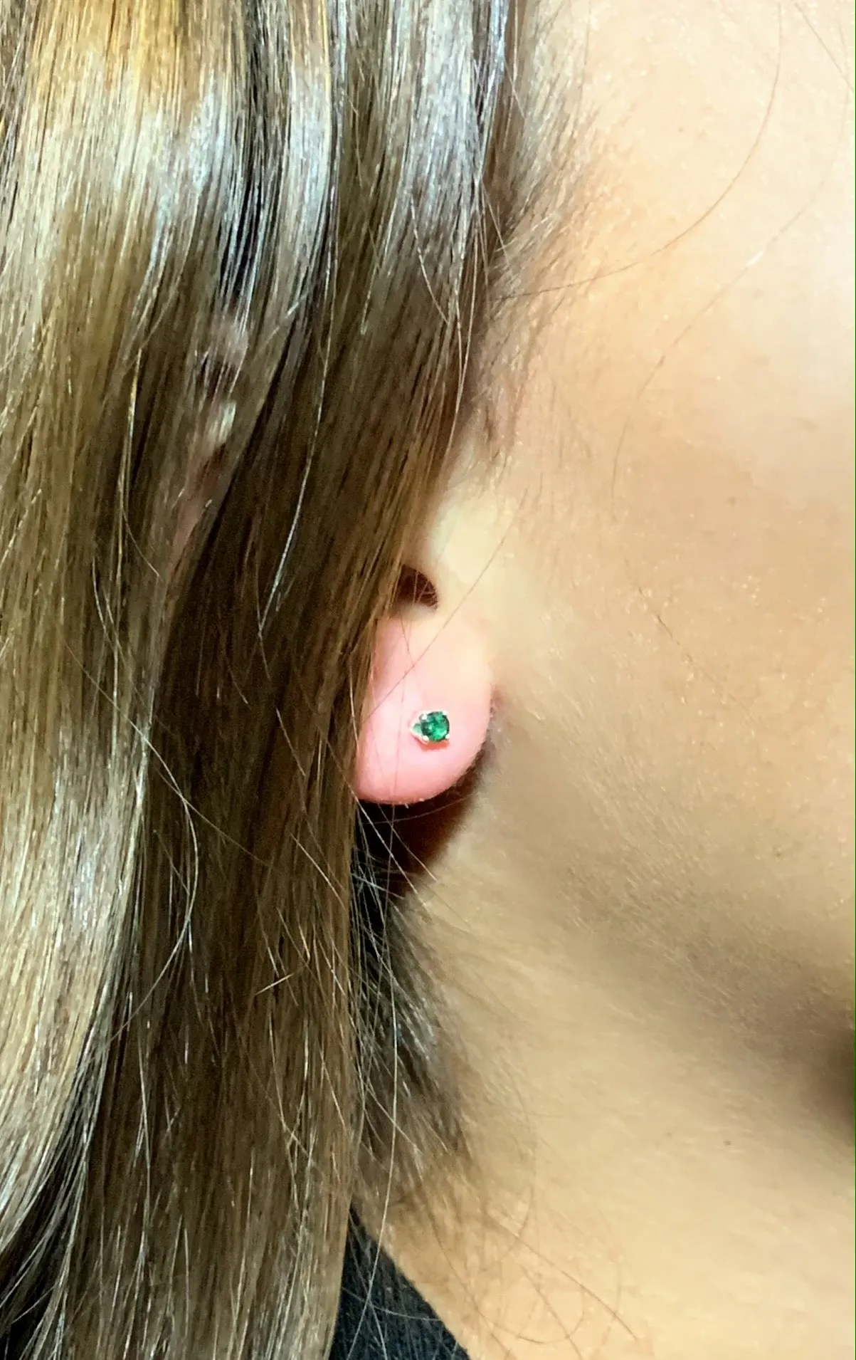 Emerald Stud Earrings