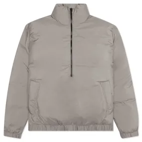 Essentials Quilted Pullover - Desert Taupe