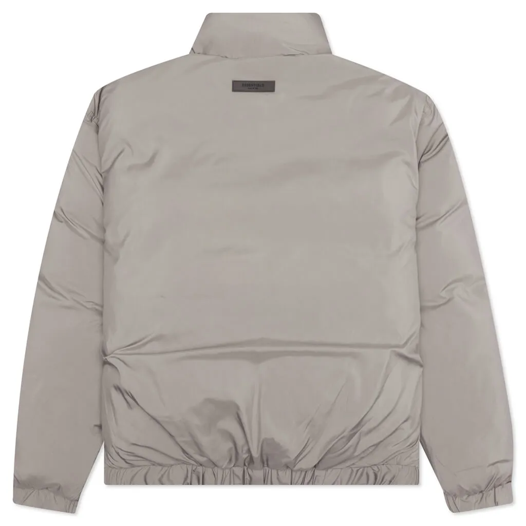 Essentials Quilted Pullover - Desert Taupe