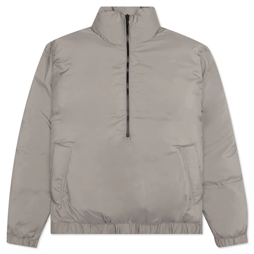 Essentials Quilted Pullover - Desert Taupe