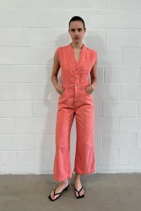 Etica Camden Jumpsuit Living Coral