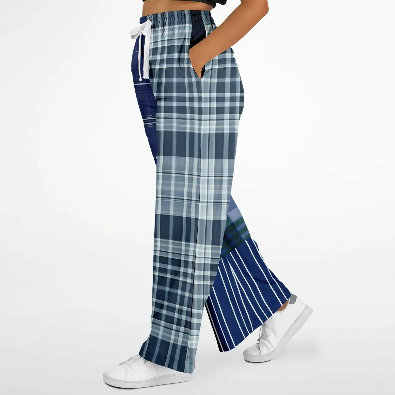 Faire Isle Plaid Eco-Poly Stretchy Phat Bellbottoms