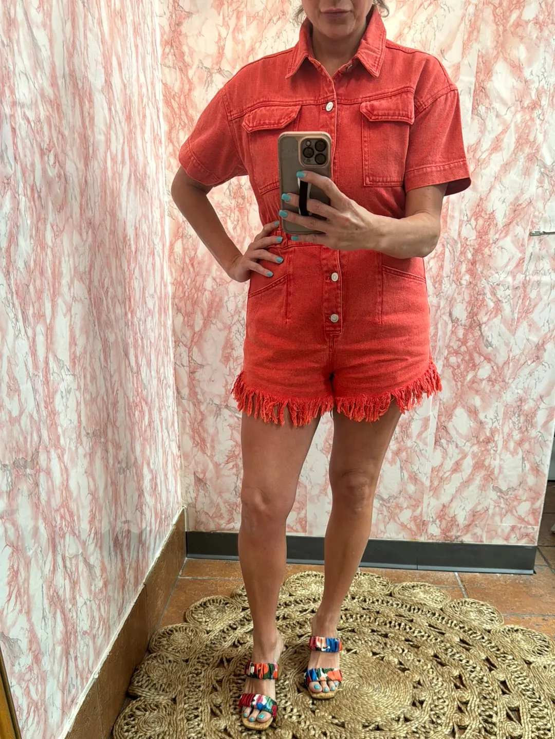 Frayed Romper