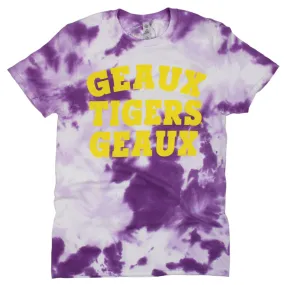 Geaux Tigers Geaux Dream On Tie Dye Tee