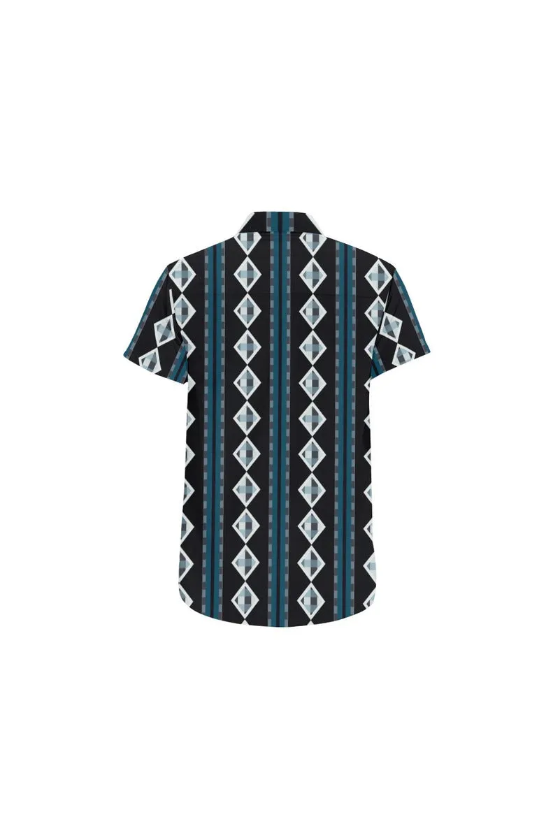 Gingham Goodness Men's All Over Print Short Sleeve Shirt