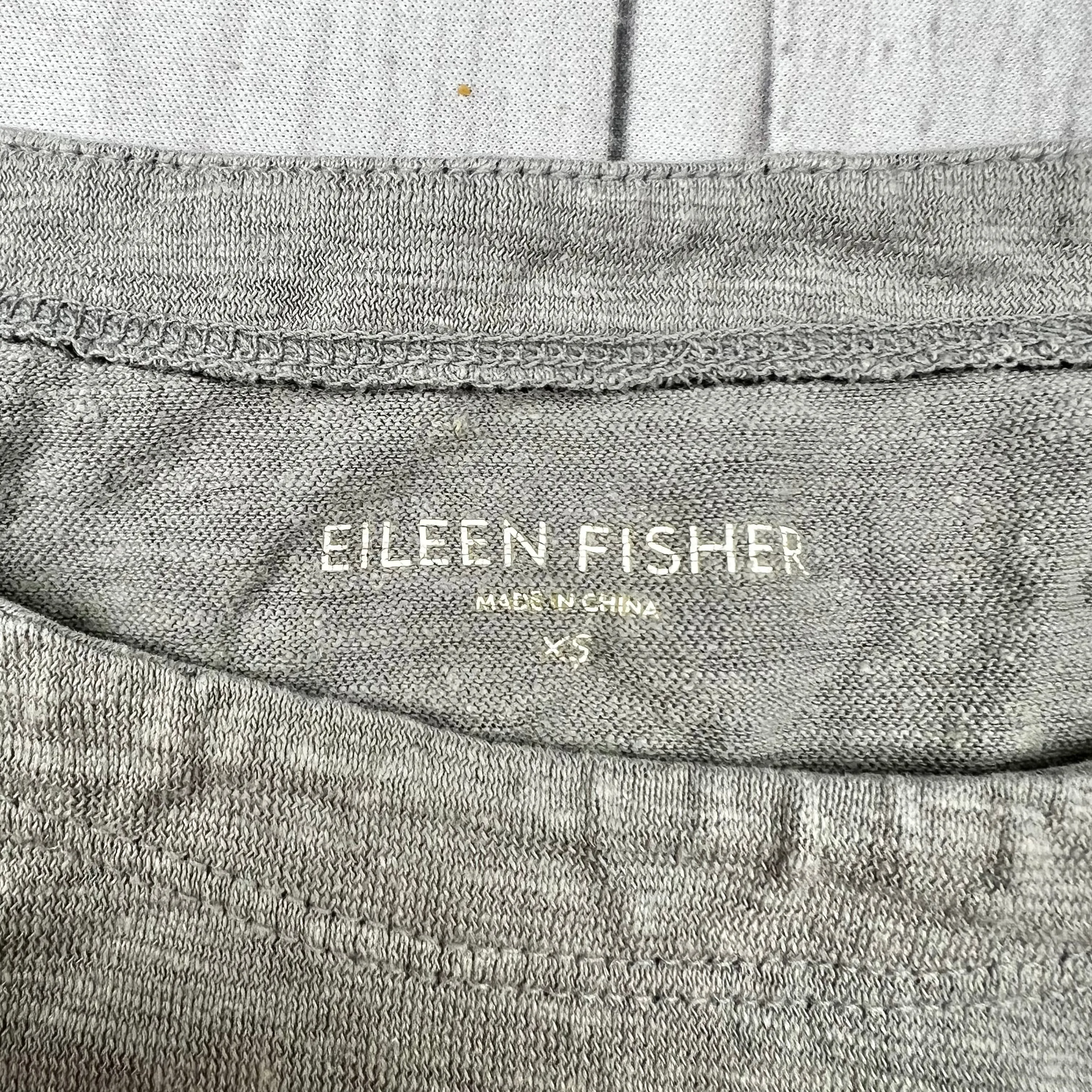 Grey Top Sleeveless Basic By Eileen Fisher, Size: Xs