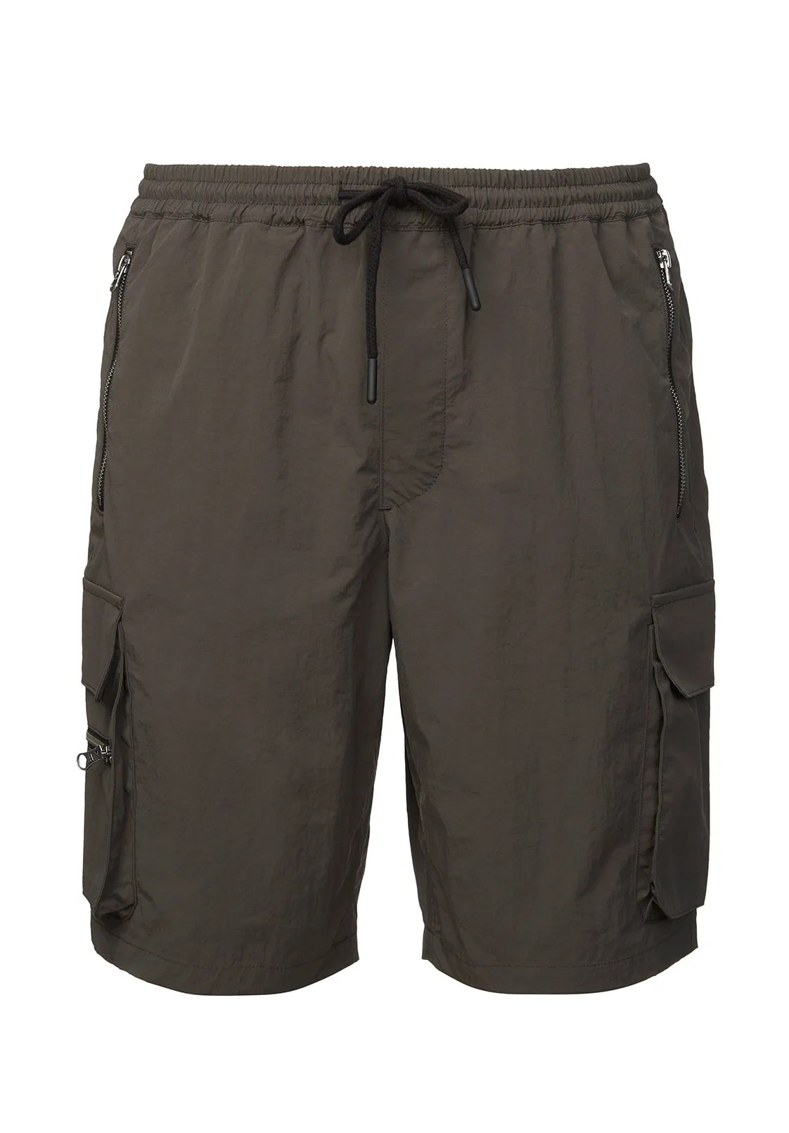 Hult Men’s Drawstring Cargo Shorts in Charcoal - BM24342