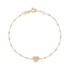 In Love Diamond Bracelet, Opal, Rose Gold, 6.7"