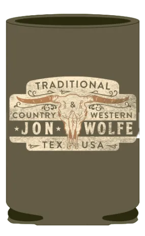 Jon Wolfe Traditional Koozie