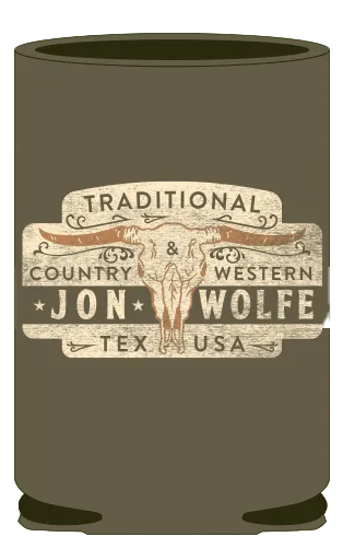 Jon Wolfe Traditional Koozie