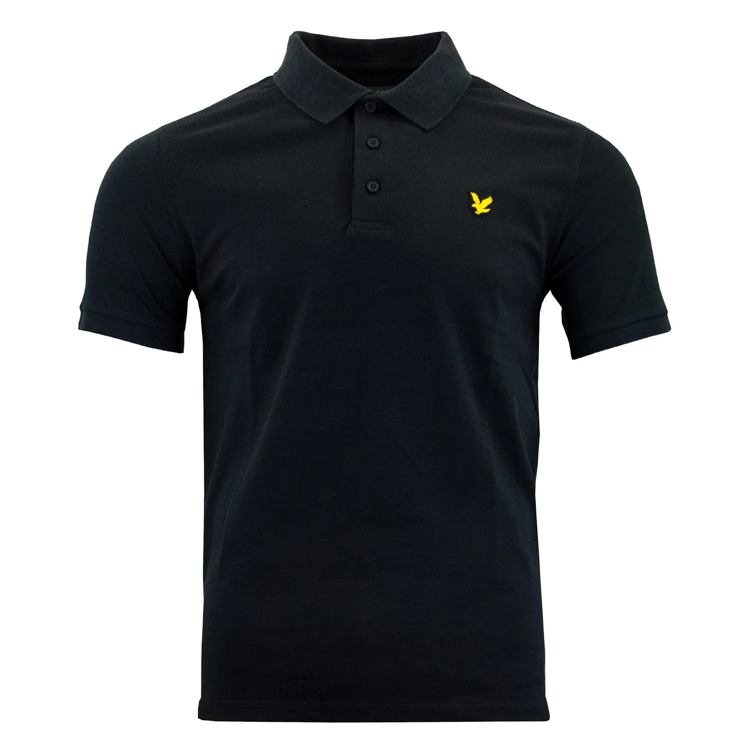 Lyle & Scott Sleeve Logo Polo - True Black