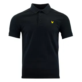 Lyle & Scott Sleeve Logo Polo - True Black