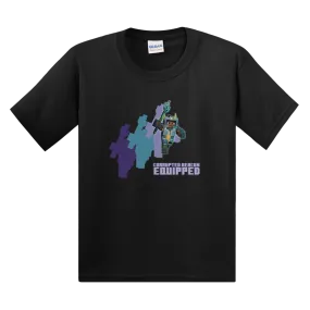 Minecraft Dungeons Corrupted Beacon Equipped Kids T-Shirt