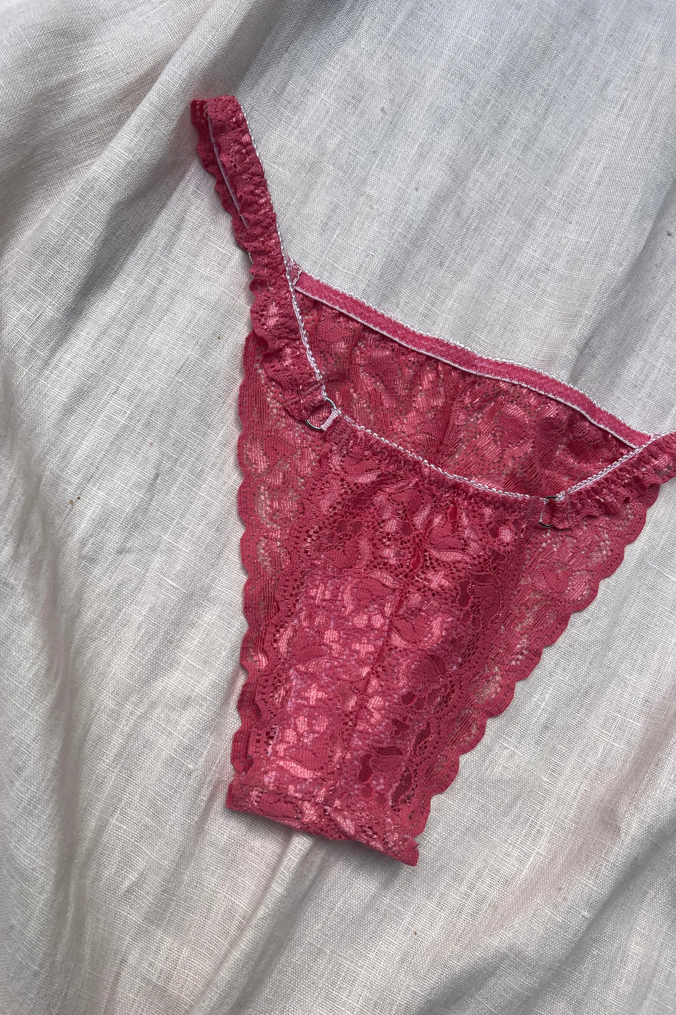 Miranda Panty in Pink Lace