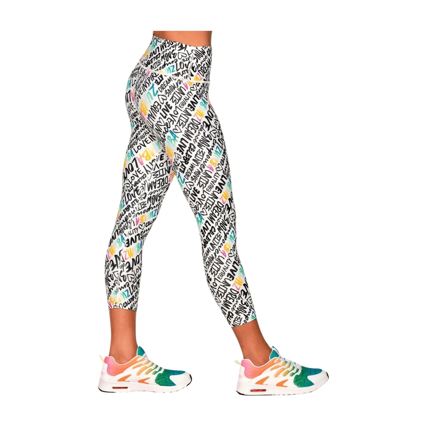 No Judgement Just Joy High Waisted Crop Leggings