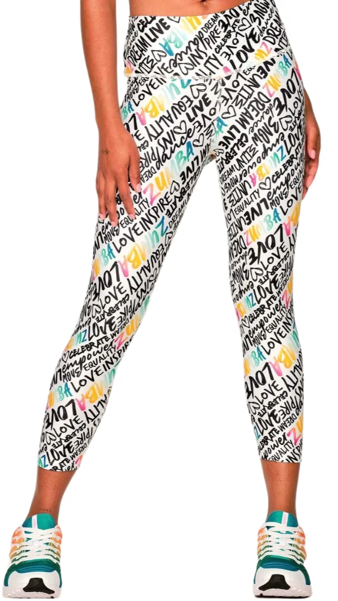 No Judgement Just Joy High Waisted Crop Leggings