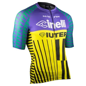 Northwave Cinelli-Iuter Team Jersey - Yellow/Purple