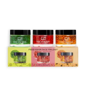 Revolution Skincare - Pack de mascarillas faciales Jake-Jamie Feed your Face Trilogy