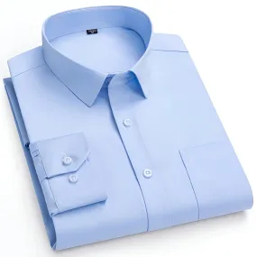 Single Pocket Formal Shirts - SKY