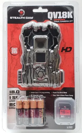 Stealth Cam 18MP HD Trail Camera QV18K