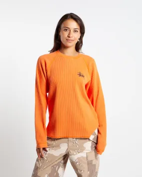 Stüssy Raglan Thermal Basic Stock Orange