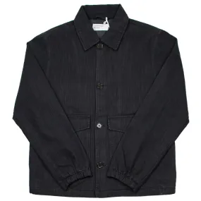 Universal Works - Watchman Jacket Antique Stripe - Charcoal